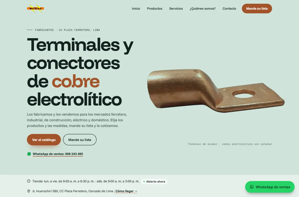 Diseño C: editorial de producto